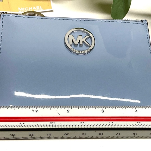 Michael Kors Fulton Small Blue TZ Coin Pouch - Picture 4 of 7